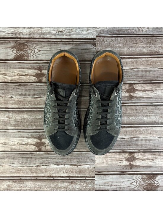 MCM Terrain Lo Monogram Jacquard sneaker Sz 42 US 9 color black grey made Italy main image 8